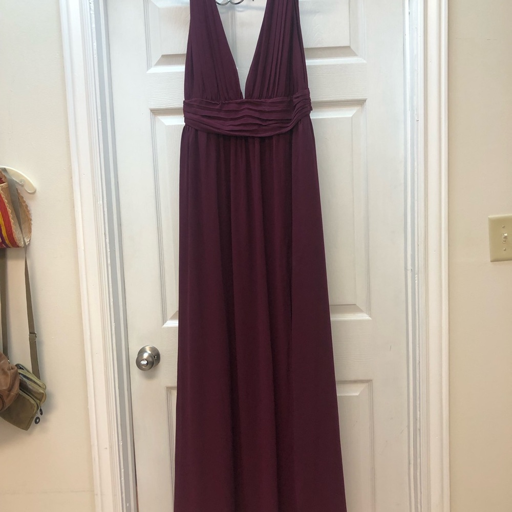 Beautiful Wine Plum Formal Dress